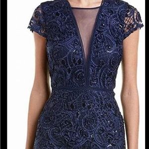 NWT gorgeous navy gown